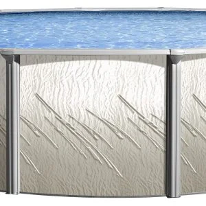 33 Ft Round 52 In Deep Pretium Above Ground Pool Kit