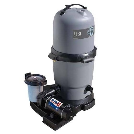 WATERWAY 3' Cartridge Filter Standard System with 1-Speed Pump